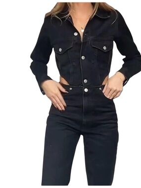 Zara cut -out Black jumpsuits